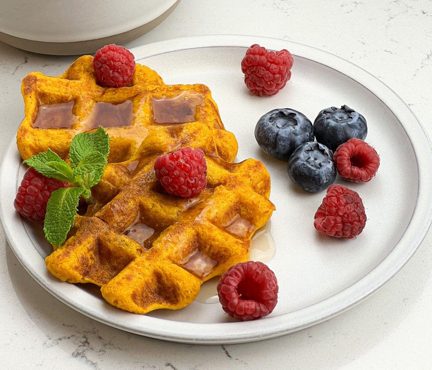 Image of Pumpkin fritters/ waffles