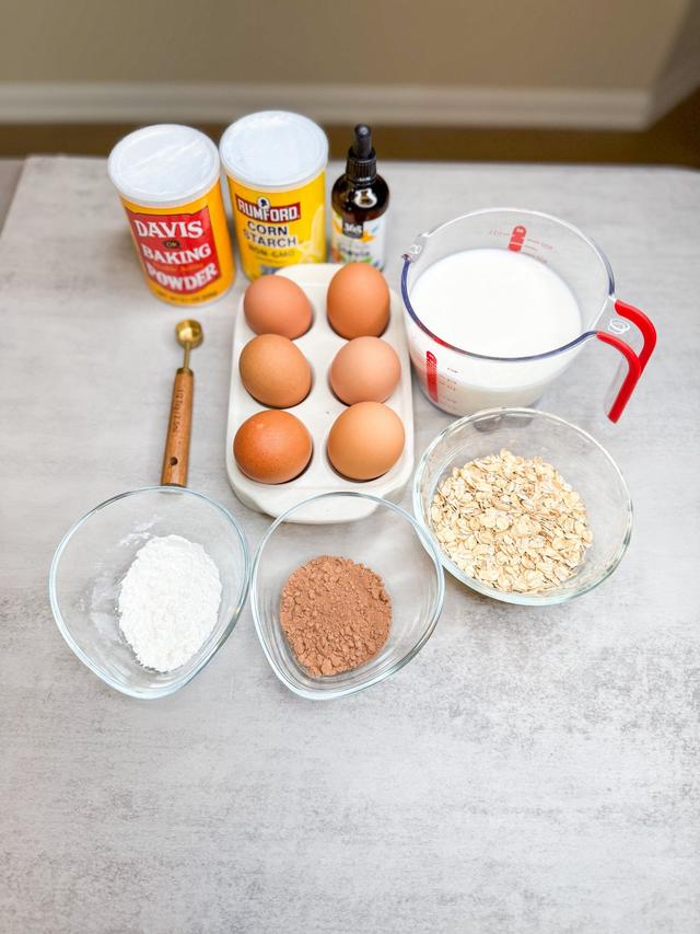 Image of ingredients of Crepes Cake