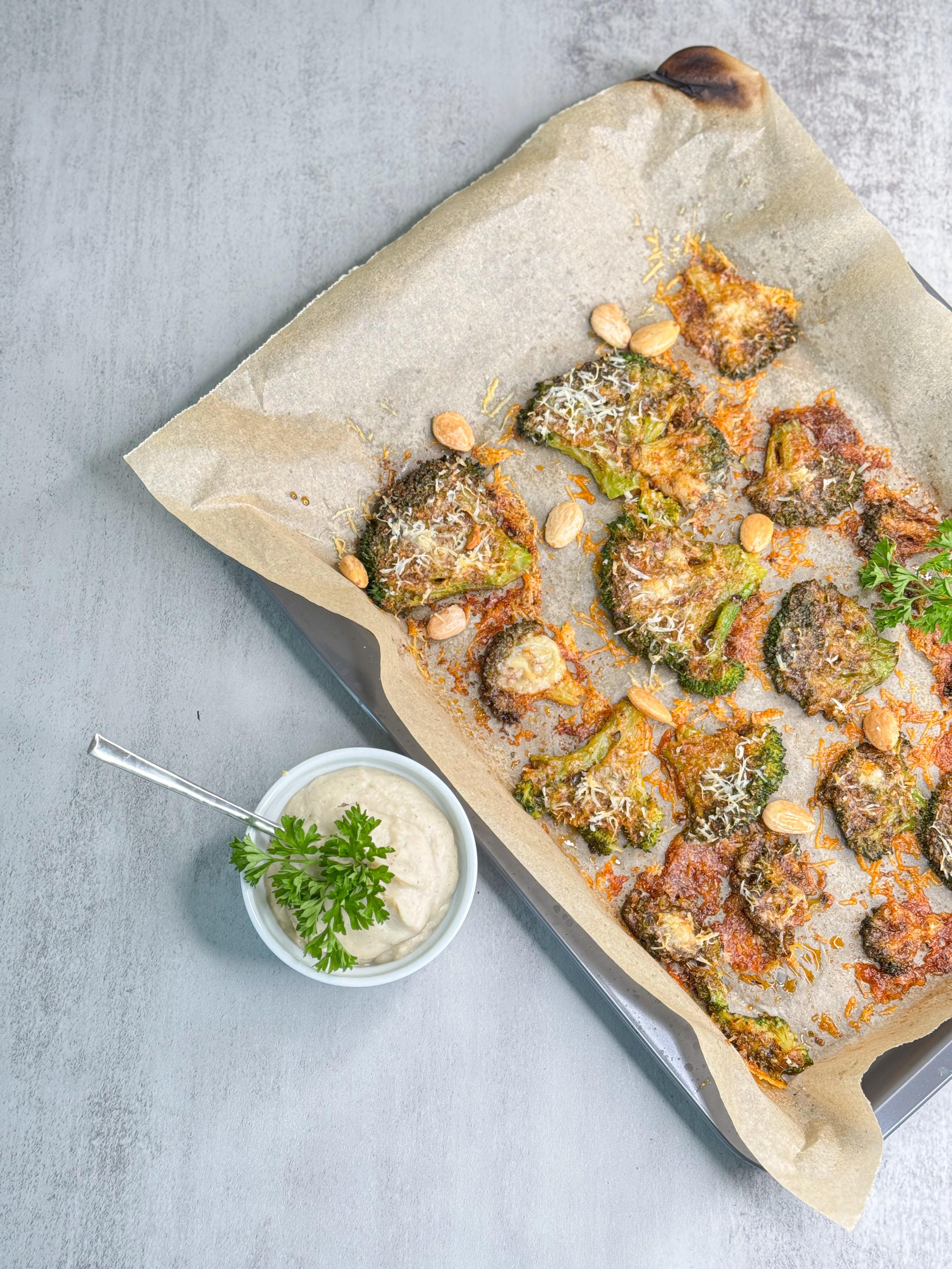 Image of Broccoli Chips + Dipping