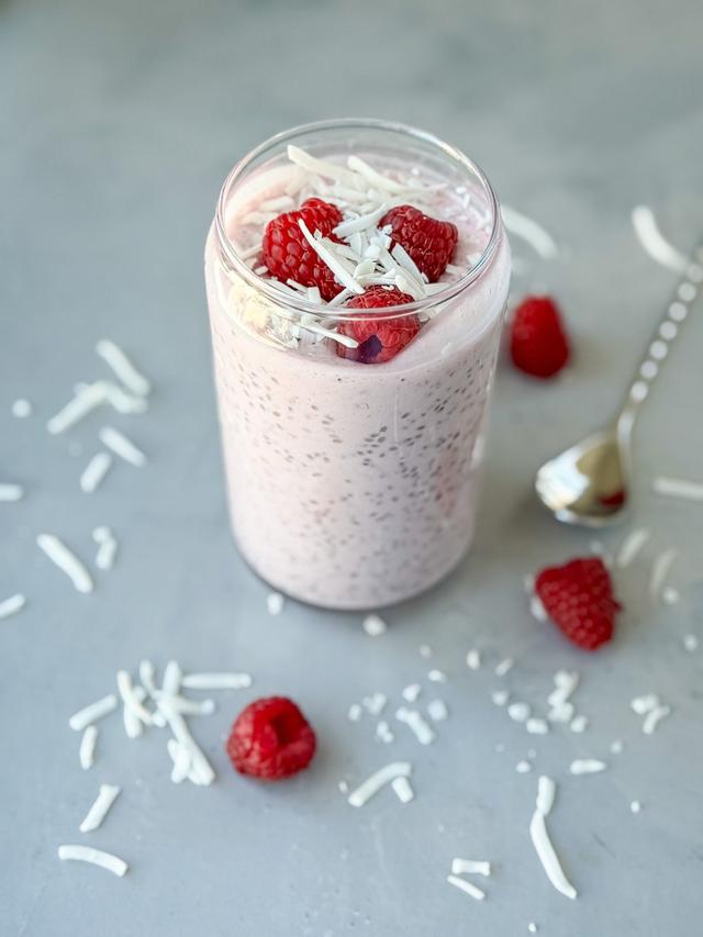 Image of Raspberry Chia pudding