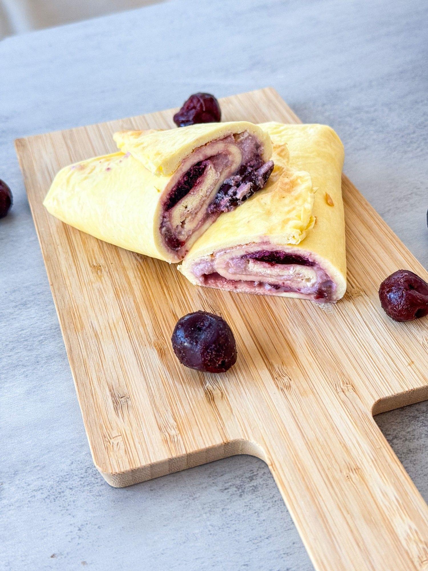 Image of Sweet ricotta cherry roll