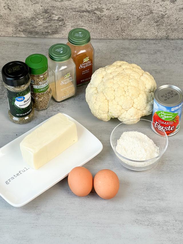 Image of ingredients of Cauliflower steaks